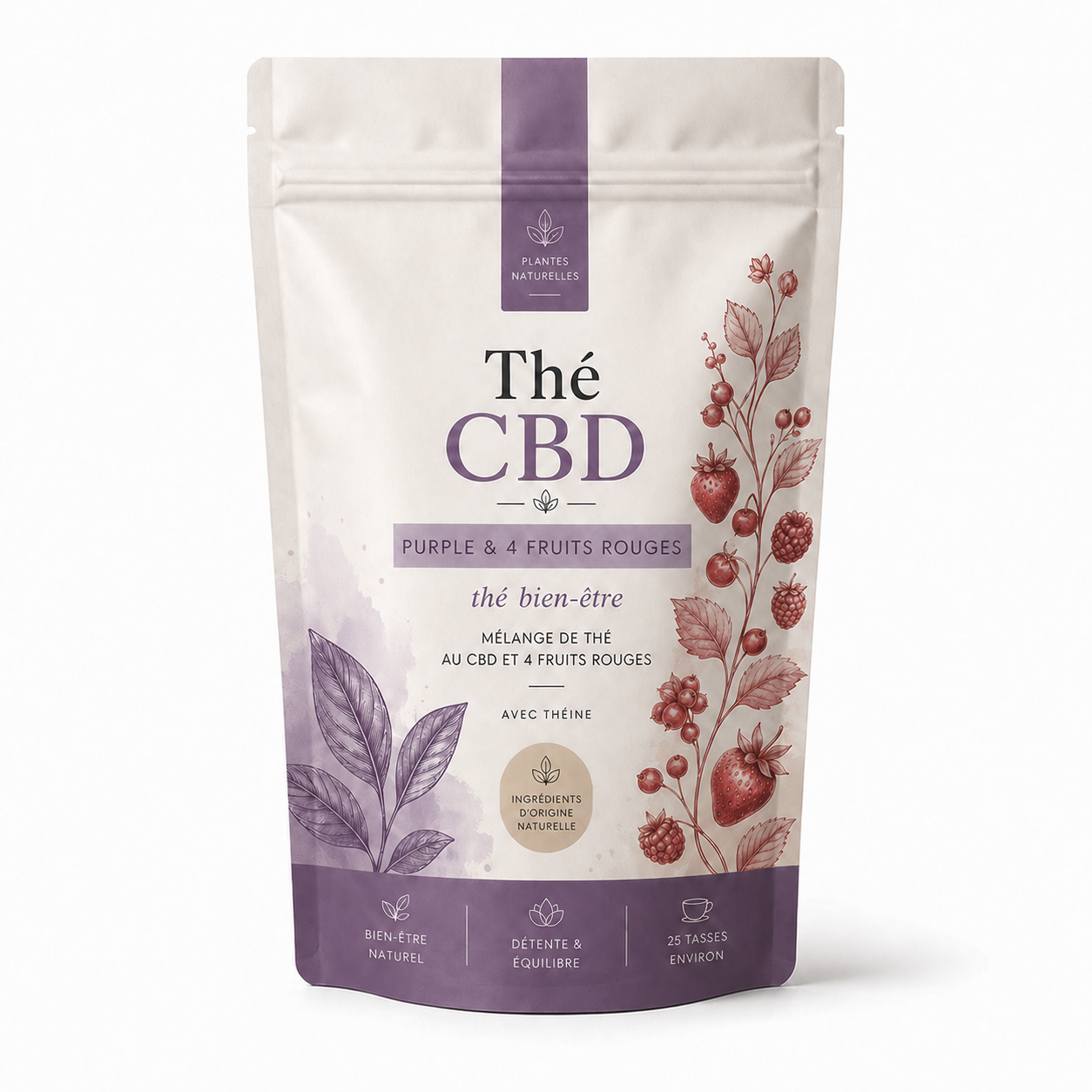 THE 4 FRUITS ROUGES ET PURPLE CBD