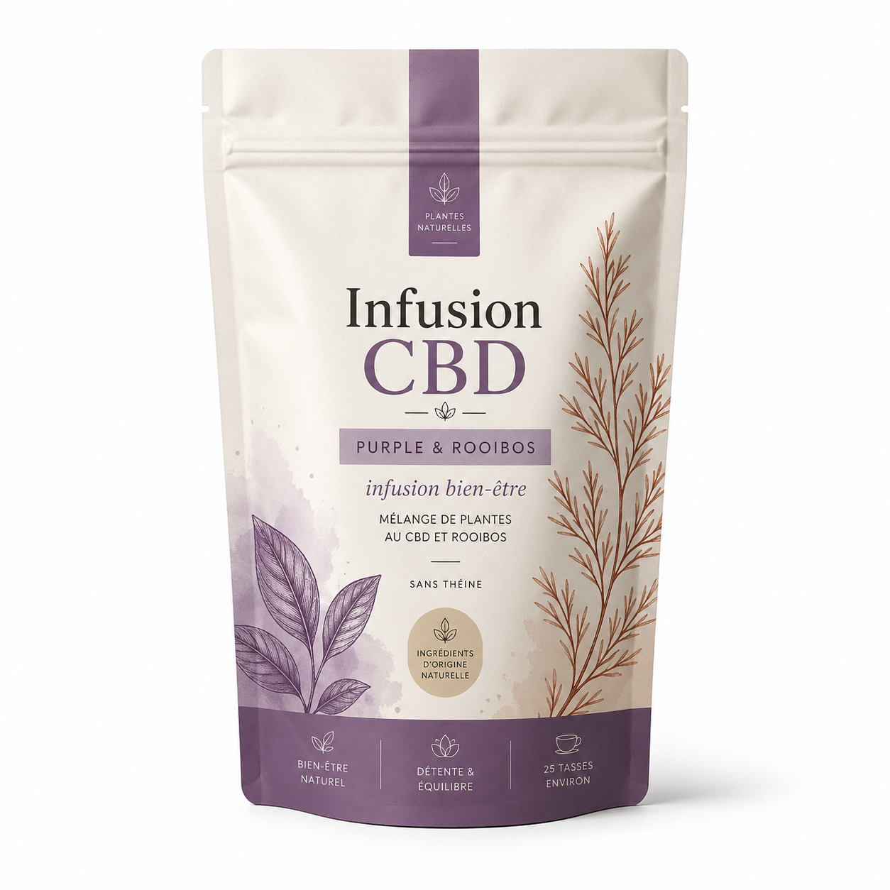 INFUSION ROOIBOS ET PURPLE CBD