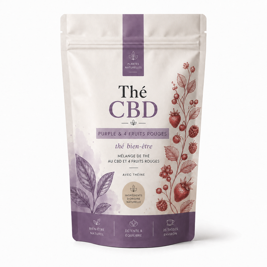 THE 4 FRUITS ROUGES ET PURPLE CBD
