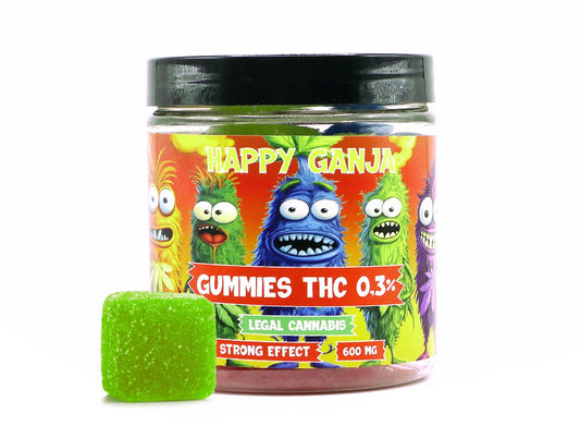 GUMMIES HAPPY GANJA POT DE 20